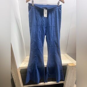 Ashley Stewart Vibrant Blue Flare Pants